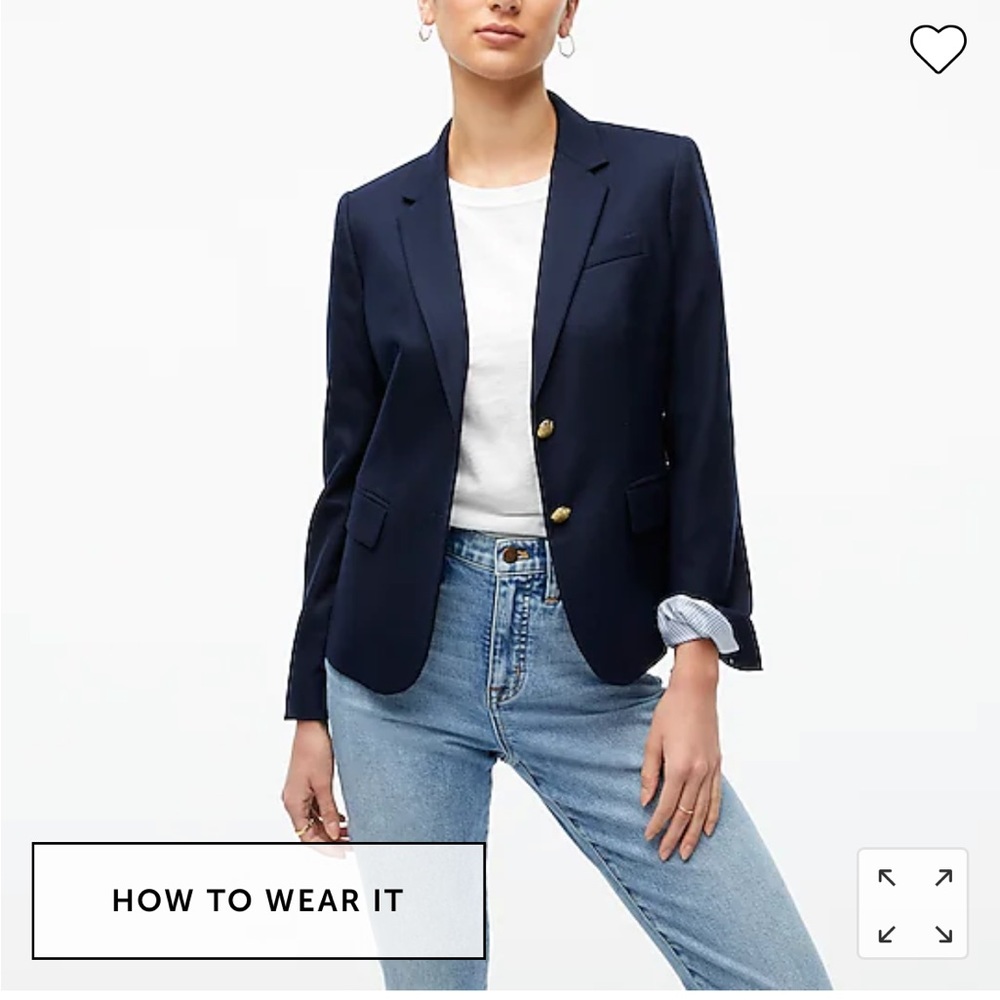 J. Crew Navy Blazer